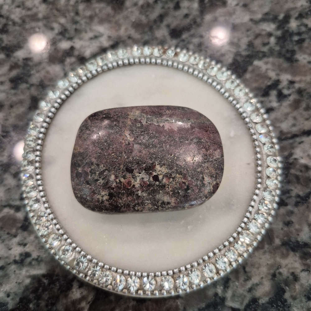 Natural Llanite Jasper Que Serra Palm Stone #3 New - Picture 4 of 10